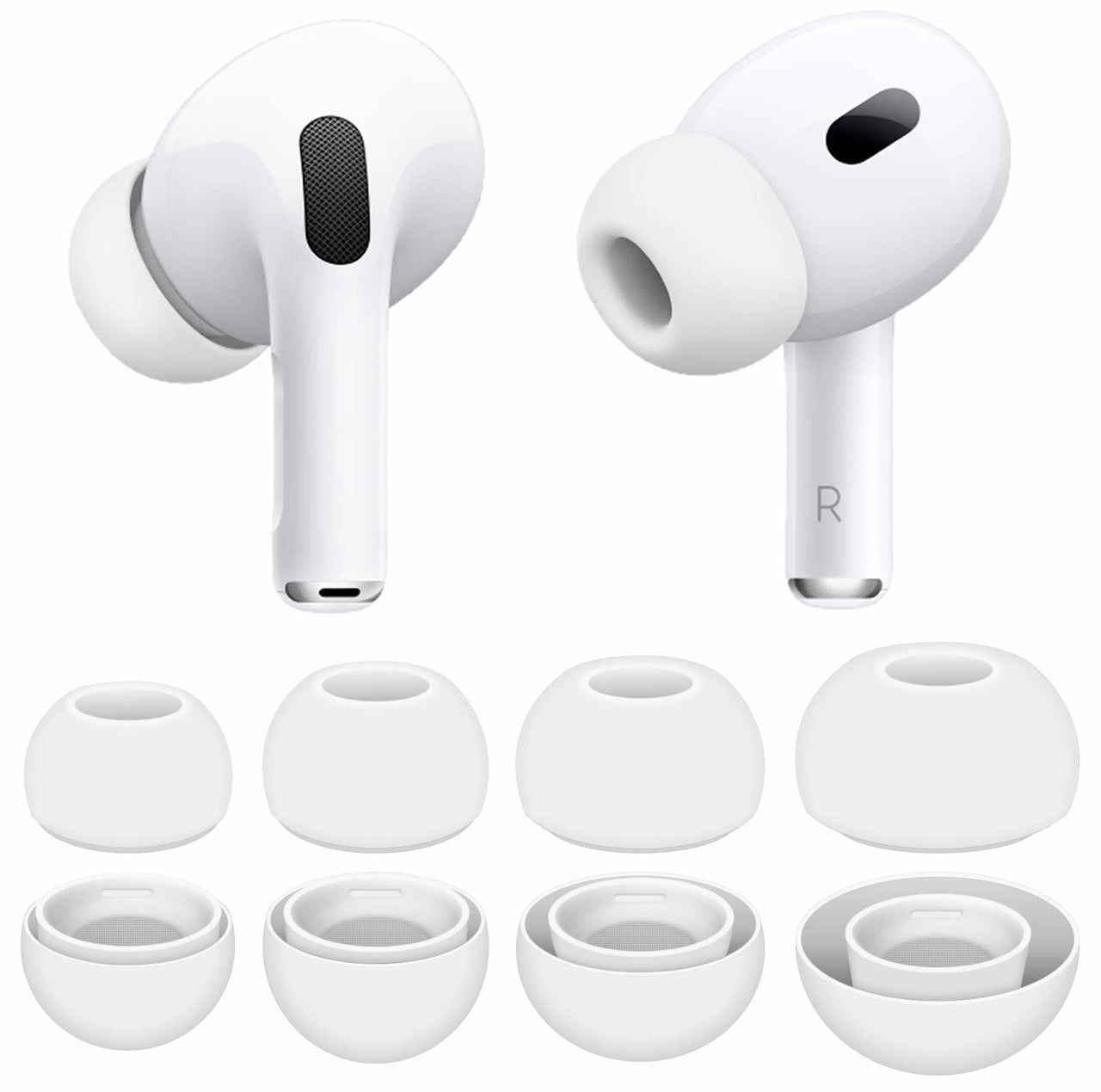 Apple AirPods Pro - Jeu de 4 écouteurs (XS t/m L)